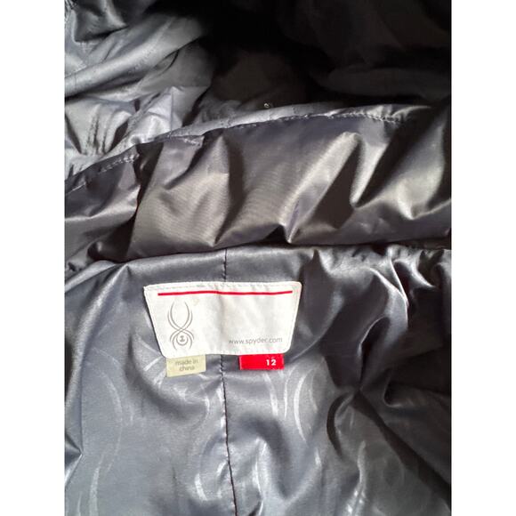 Women's Navy Blue Falline Down Puffy Down Jacket 12 - Picture 2 of 6